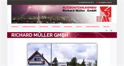 Desktop Screenshot of blitz-mueller.de