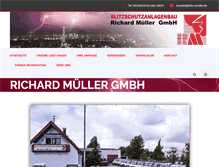 Tablet Screenshot of blitz-mueller.de